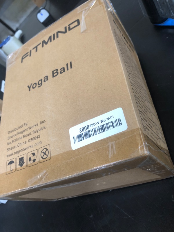 Photo 1 of FITMIND Extra Thick Exercise Ball 55cm Yoga Ball for Workout Pregnancy Stability,Anti-Burst and Slip Resistant Swiss Ball with Pump for Yoga, Pilates, Fitness,Birthing,Physical Therapy(Green 621C)