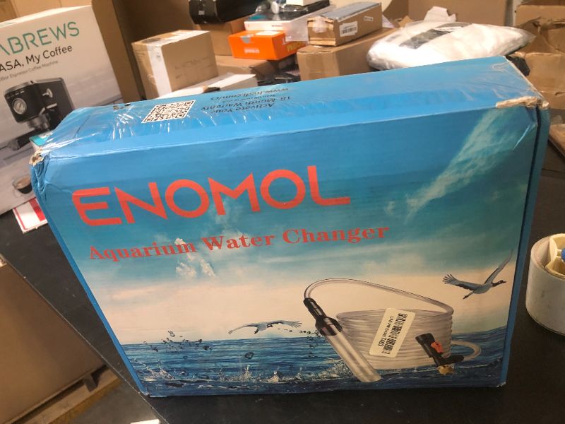Photo 1 of enomol Gravel Vacuum for Aquarium Water Changer Fish Tank Cleaning Tools,Siphon Universal Quick Pump Aquarium Water Changing (50ft)