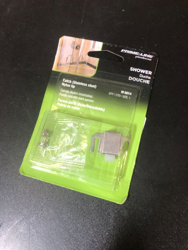 Photo 1 of Prime-Line M 6014 1/2 In. x 1-5/16 In., Stainless Steel with Plastic Tip, Shower Door (Single Pack)