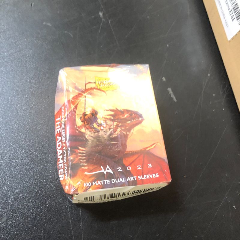 Photo 1 of Dragon Shield Sleeves – Limited Edition Matte Dual Art: The Adameer 100 CT - Card Sleeves - Smooth & Tough - Compatible with Pokémon, Magic The Gathering Cards & Digimon MTG TCG OCG & Hockey Cards