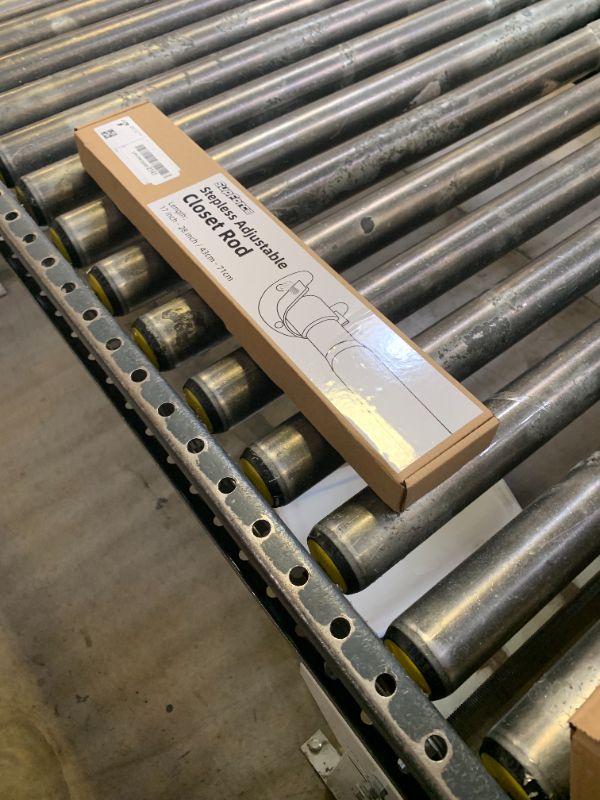 Photo 1 of Closet Rods for Hanging Clothes, 17 to 28 Inches Stepless Adjustable Metal Closet Rod, 1.3 Inches Heavy Duty Clothes Hanging Rod for Closet Wardrobes Laundry RV