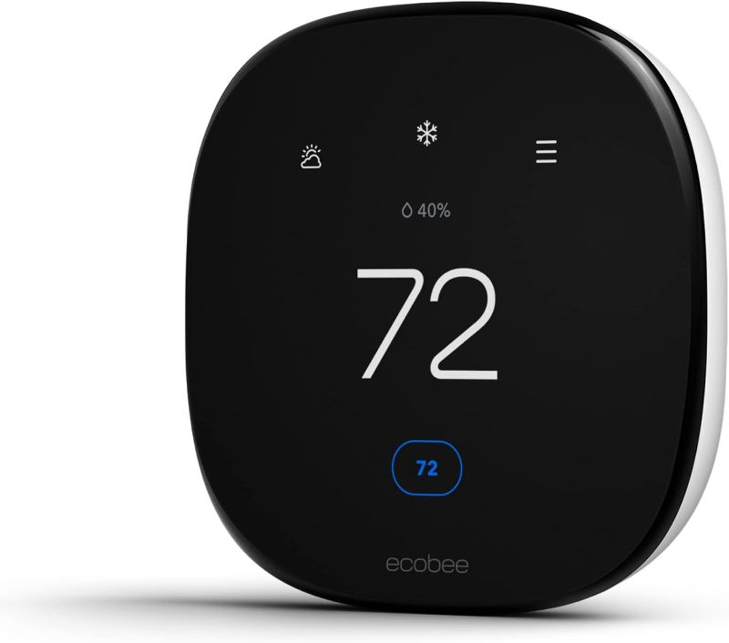 Photo 1 of ecobee Smart Thermostat Enhanced - Programmable Wifi Thermostat - Works with Siri, Alexa, Google Assistant - Energy Star Certified - Smart Home
