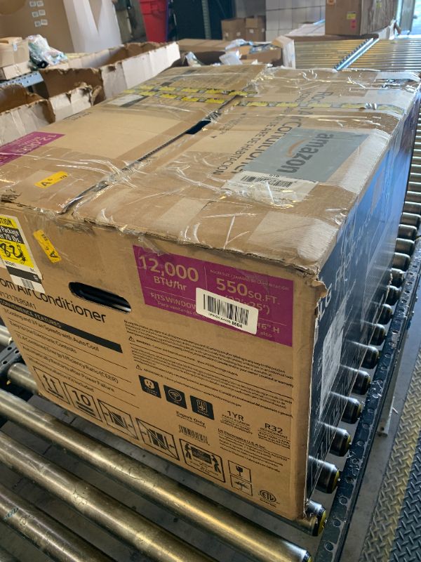 Photo 1 of LG 12,000 BTU Smart Window Air Conditioner, 115V, AC Window Unit for Rooms up to 550 Sq. Ft., Perfect for Kitchen or Living Room, Phone & Voice Control, Works with LG ThinQ, Amazon Alexa, Hey Google