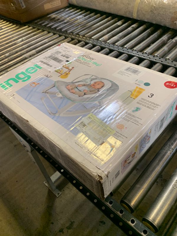 Photo 1 of Ingenuity Keep Cozy 3-in-1 Grow with Me Vibrating Baby Bouncer, Seat & Infant to Toddler Rocker, Vibrations & -Toy Bar, 0-30 Months Up to 40 lbs (Weaver)