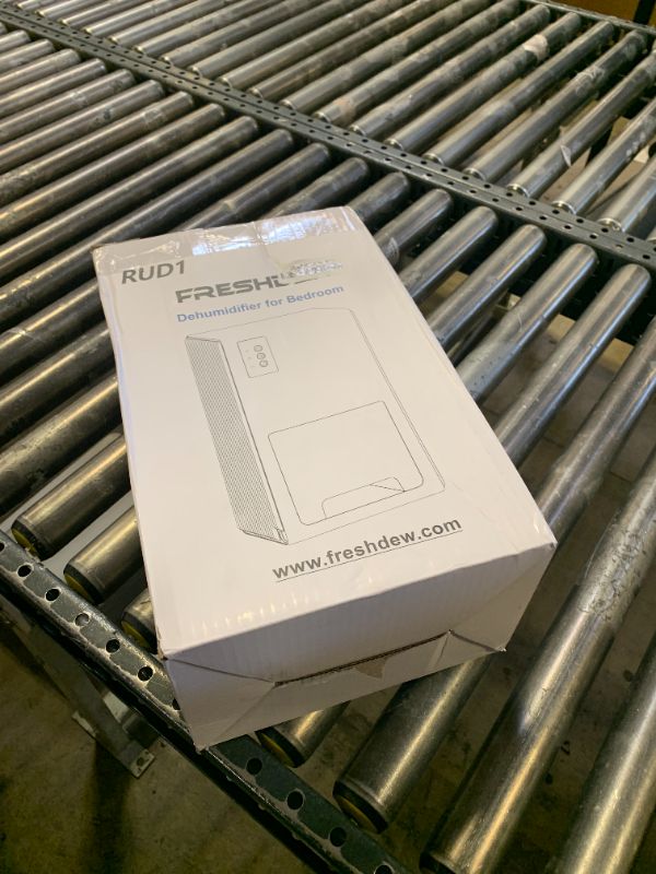 Photo 1 of Dehumidifiers for Home, 85Oz Portable Dehumidifiers for Bedroom with Auto Shut Off, FRESHDEW Small Dehumidifiers (960 Sq.ft) with 7 Colors LED Light for Bathroom Bedroom Closet RV (White & Black)