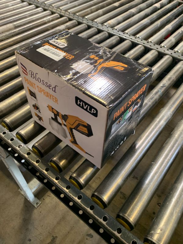 Photo 1 of Blossed Paint Sprayer for House Painting 700 W HVLP Airless Paint Sprayer with 5 Copper Nozzles & 3 Patterns Easy to Clean Spray Paint Gun for Furniture