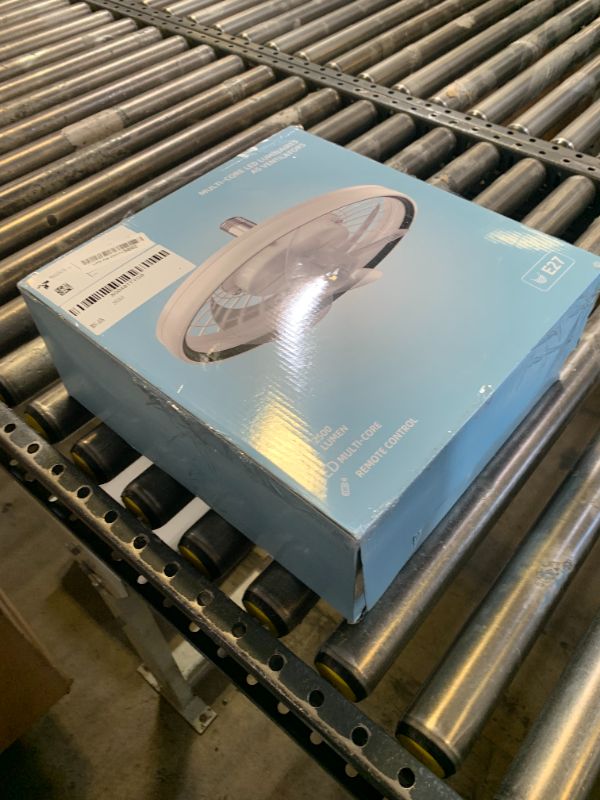 Photo 1 of Socket Ceiling Fan Light Bedroom:13 Inch Small Ceiling Fans with Lights and Remote 3 Color Screw in Fan Dimmable LED Ceiling Fan Socket Replacement for Light Bulb Kitchen Living Room(?Crystal White)