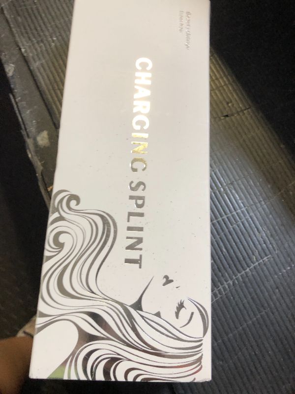 Photo 1 of Cordless Hair Straightener and Curler 2 in 1, Fast Heating Cordless Flat Iron, Ultra-Light Portable Straightener for On The Go, Anti-Scald Design with USB-C Charging& Negative Ion Technology (White)