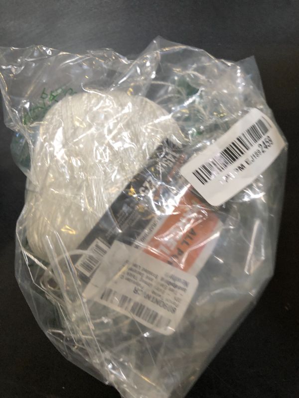 Photo 1 of Parcel Twine - Polyester Cord Twine String 225' - Extra Strong Thick White String Spool - Ties Easily and Securely- Packaging Rope, Lacing Cord, Braided Line for Craft Supplies and Packing