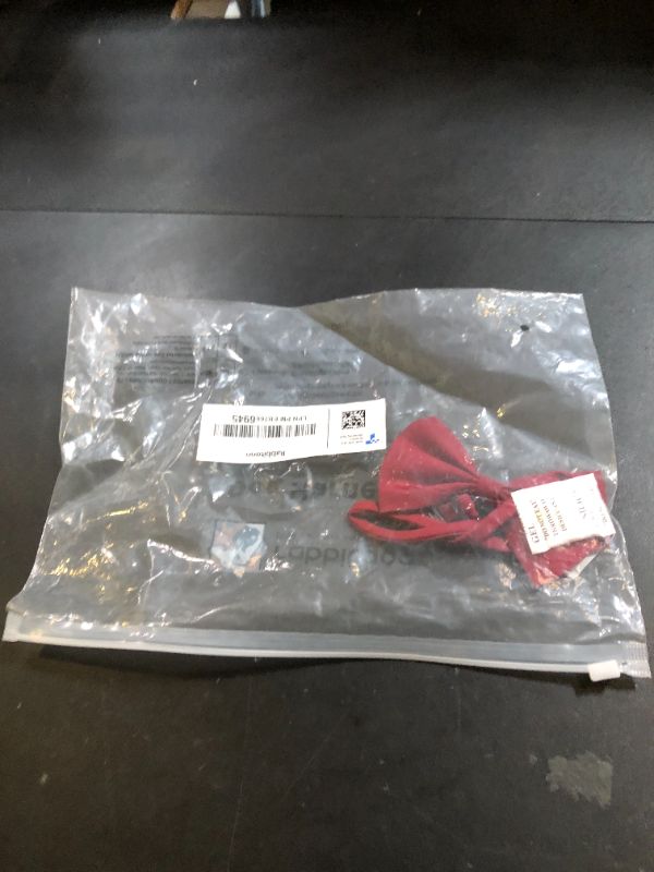 Photo 1 of red bow tie