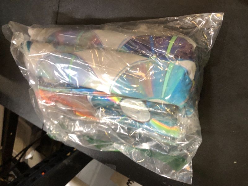 Photo 1 of Fitumiw Neon Rainbow Leopard Backdrop 8x6ft Sparkly Paint Splatter Photography Background Party Decorations for Girls Leopard Pattern Banner Photo Booth Props