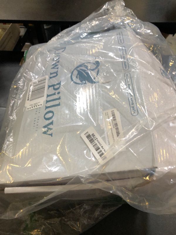 Photo 1 of AiAngu Canadian Luxury Goose Down Pillow Queen Size - 900 Fill Power, 100% Cotton with Teflon Shell- Ultra Comfort Sleep Pillows - Bed Pillows for Back, Stomach, Side Sleeper(White,Queen(Pack of 2))
