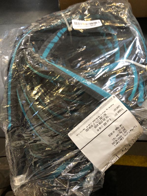 Photo 1 of Non-Expanding Garden Hose 100ft, Flexible, Burst-Resistant, Anti-Kink, 10-Function Spray Nozzle, Lightweight & Durable for Outdoor Use (Blue or Green)
