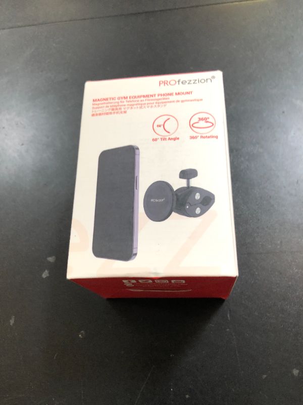 Photo 1 of Phone Holder Mount Magnetic Accessories: Fitness Equipment Gym Motorcycle Handlebar, Exercise Bike, Treadmill, Stroller, Cart, for Magsafe iPhone 16 15 14 13 12 Plus Pro Max & All Phone Stand Clamp