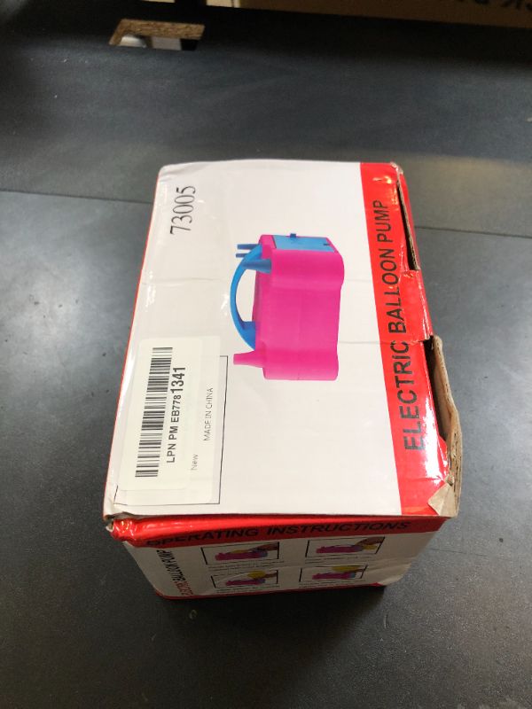 Photo 1 of IDAODAN Electric Balloon Pump, Portable Electric Balloon Blower Machine Balloon Air Pump Dual Nozzle110V 600W Balloon Inflator for Party Decorations