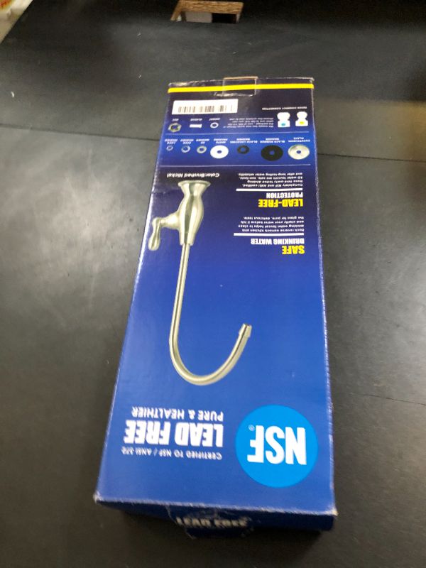 Photo 1 of NSF Certification Lead-Free Water Filtration Reverse Osmosis Faucet (Brushed Nickel) Advanced RO Tap for Drinking, Kitchen Sink Cooking, Cleaning | Safe, Healthier