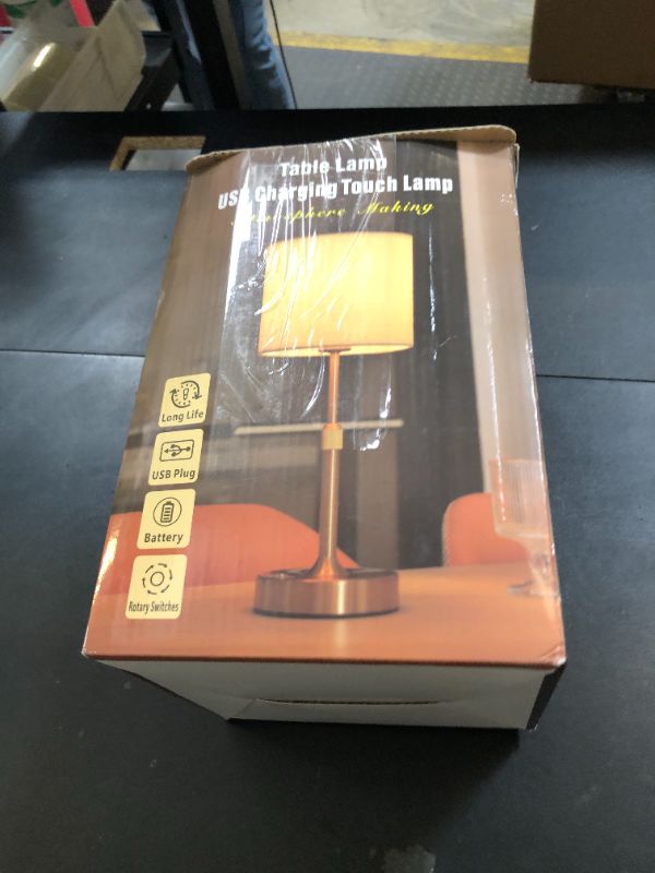 Photo 1 of Cordless Lamp-Battery Operated Table lamp-5200mAH Rechargeable with Height Adjustable, Stepless Dimming Touch Control Wireless Lamp for Bedroom, Dining Table, Kitchen Counter, Nightstand(Gold)
