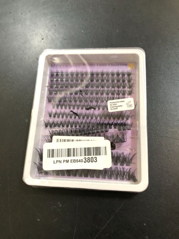Photo 1 of EYDEVRO Wispy Lash Clusters Natural Eyelash Clusters 9-18mm Cluster Eyelash Extensions CD Curvature 192 Pcs Manga Cluster Lashes Individual Lashes DIY Lash Extensions