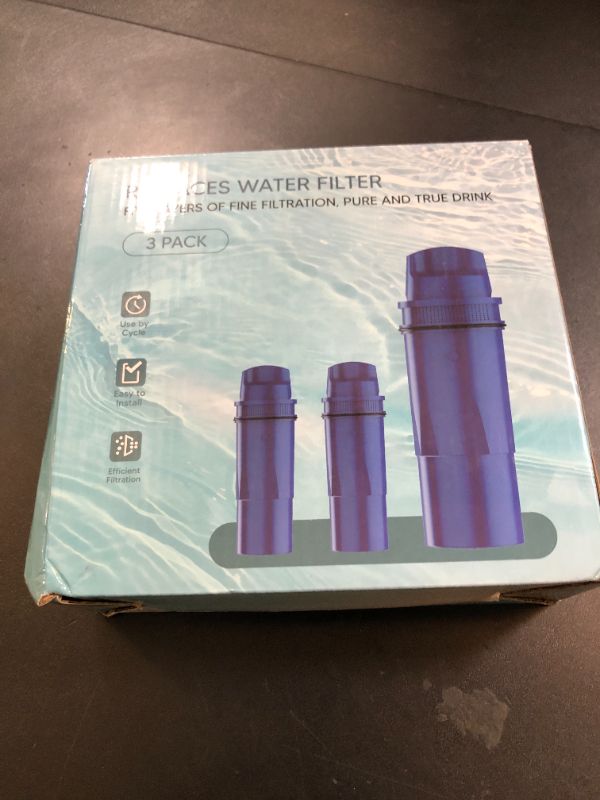 Photo 1 of Water Filter Replacement for PUR, PUR Plus Pitchers and Dispensers, 3 pack Water Filters Replace PPF900Z,PPF951K,CRF950Z,PPT700W, PPT711W SETFEEL