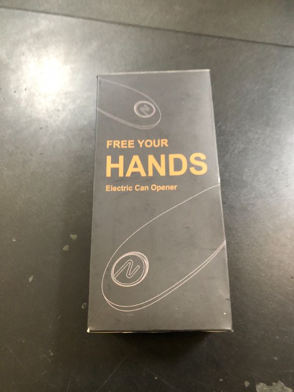 Photo 1 of One Touch Electric Can Opener Fits Almost Can Sizes for Seniors with Arthritis, Hand Held Battery Operated Can Opener with Smooth Edge, Food Safe Kitchen Gadgets Automatic for Kitchen