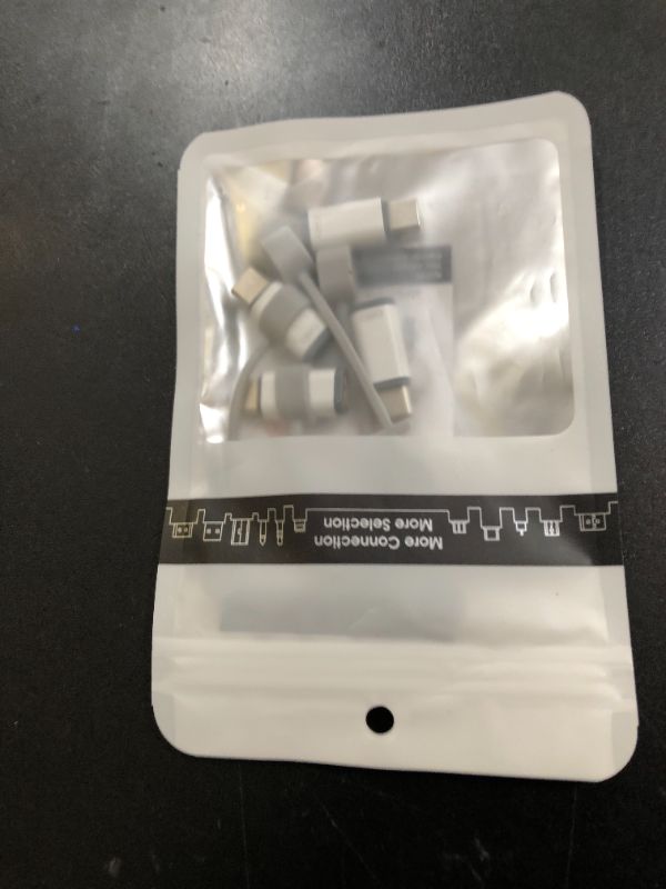 Photo 1 of 4 Pack Lightning to USB C Adapter for iPhone 15/16 Pro/16 Pro Max/Plus,Samsung S24,iPad Air,Nintendo Switch,Fast Charging&Data Transfer (Lightning to USB C Adapter)