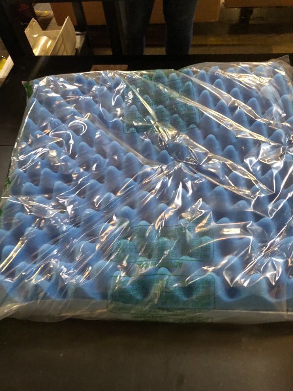Photo 1 of Gilbins Convoluted Egg Crate Foam Chair Cushion, Seat Cushion, Car Seat Cushion, Office Chair Cushion or Wheelchair Cushion to Relieve Back Pain Wheelchair and Recliner Chair Pads (Without Cover)