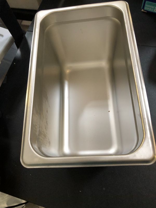 Photo 1 of Winco Anti-Jamming Steam Pan, 1/4 by 6-Inch, Standard Weight