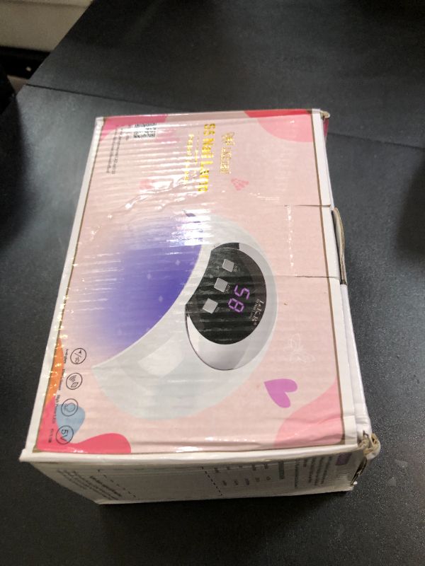 Photo 1 of Wisdompark UV LED Nail Lamp, 54W UV Light for Gel Nails with Automatic Sensor/3 Timer Setting Professional Nail Dryer Gel Polish Curing Lamp Nail Art Tools