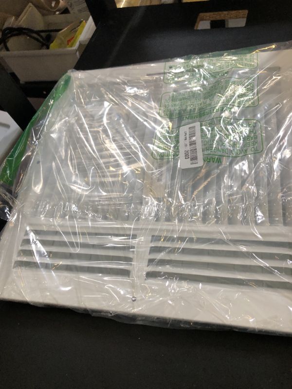 Photo 1 of HBW 12"x 12" (Duct Opening Size) 4-Way Stamped Face Steel Ceiling/sidewall Air Supply Register - Vent Cover - Actual Outside Dimension 13.75" X 13.75"