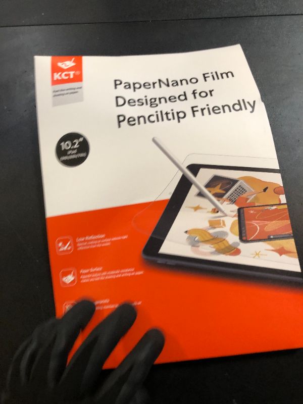 Photo 1 of KCT 2 Pack Paperfeel Screen Protector Compatible with iPad 9th/8th/7th (10.2-Inch, 2021-2019), Matte PET Film, No Glare, Compatible with Apple Pencil