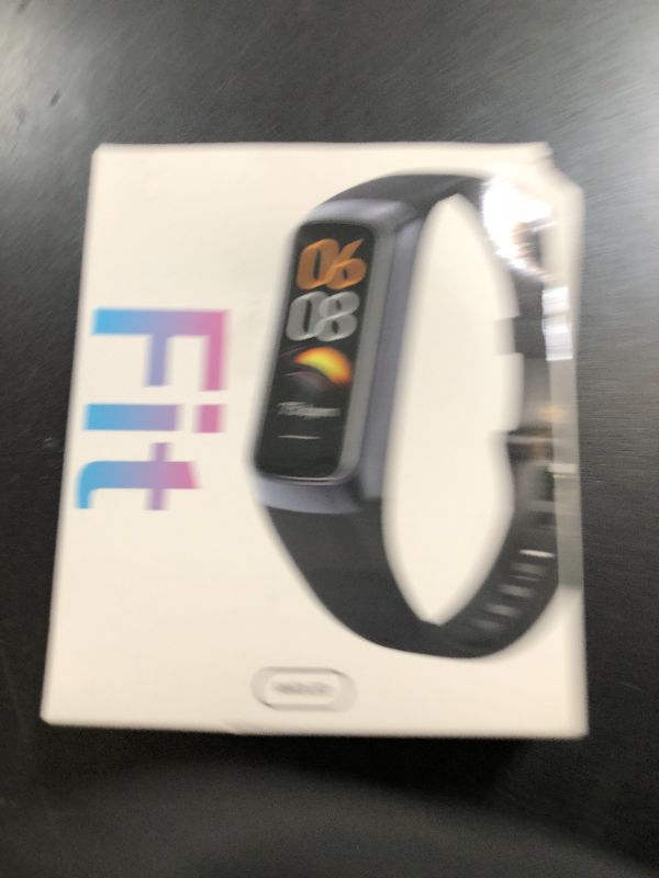 Photo 1 of Fitness Tracker with Step Counter/Calories/Stopwatch, Activity Tracker, Health Tracker with 24/7 Heart Rate Monitor, Sleep Tracker 5 ATM Waterproof,1.10''AMOLED Screen, Pedometer Watch for Women Men