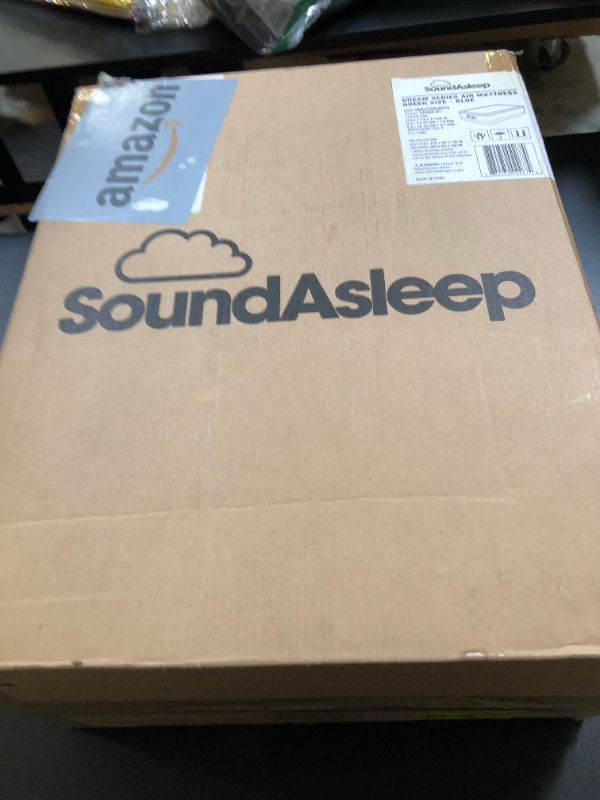 Photo 1 of SoundAsleep Dream Series Luxury Air Mattress with ComfortCoil Technology & Built-in High Capacity Pump for Home & Camping- Double Height, Adjustable, Inflatable Blow Up, Portable - Queen Size