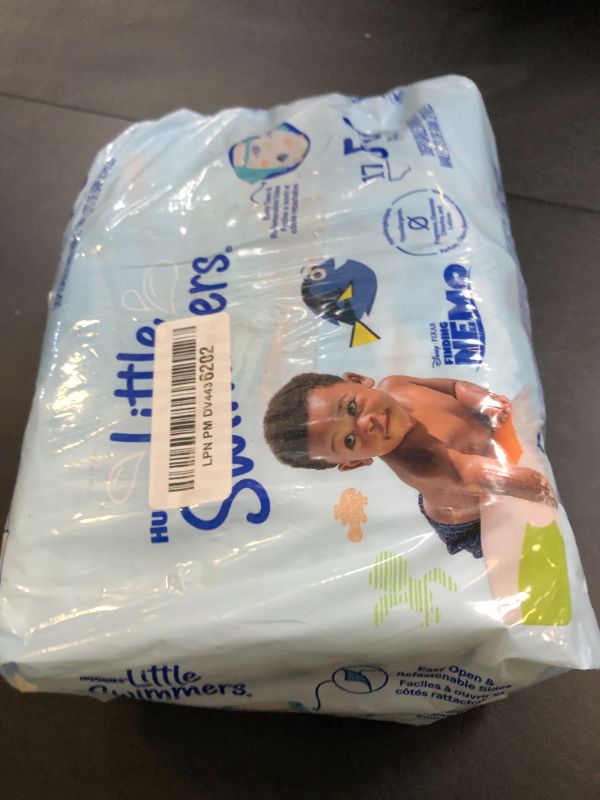 Photo 1 of Huggies Little Swimmers Disposable Swim Diapers, Size 5-6 (32+ lbs), 17 Ct
