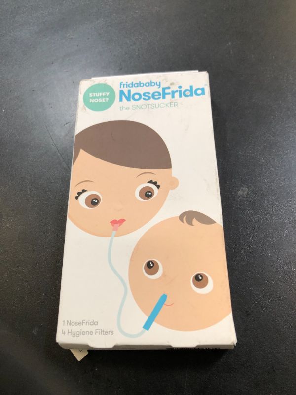 Photo 1 of Frida Baby NoseFrida SnotSucker for Baby, Nasal Aspirator for Baby, Nose Sucker Nasal Aspirator for Allergy Relief + Congestion Relief, FSA/HSA Eligible