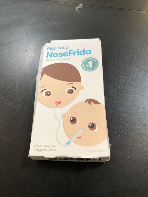 Photo 1 of Frida Baby NoseFrida SnotSucker for Baby, Nasal Aspirator for Baby, Nose Sucker Nasal Aspirator for Allergy Relief + Congestion Relief, FSA/HSA Eligible