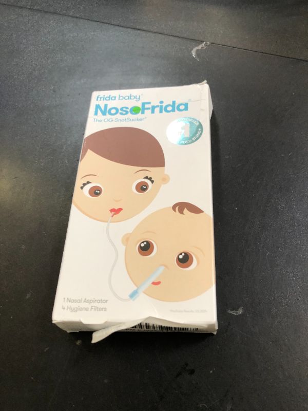 Photo 1 of Frida Baby NoseFrida SnotSucker for Baby, Nasal Aspirator for Baby, Nose Sucker Nasal Aspirator for Allergy Relief + Congestion Relief, FSA/HSA Eligible