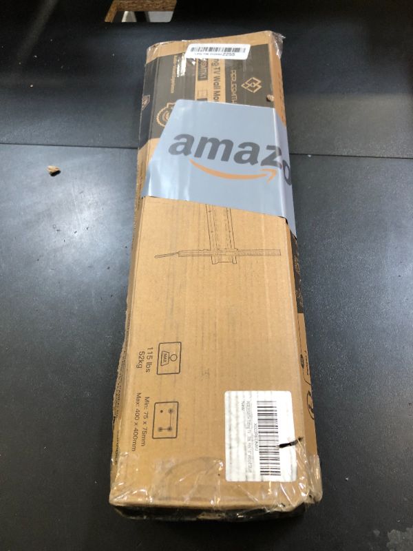 Photo 1 of PERLESMITH Tilting TV Wall Mount Bracket Low Profile for Most 23-60 inch LED LCD OLED, Plasma Flat Screen TVs with VESA 400x400mm Weight up to 115lbs, Fits 16" Wood Stud