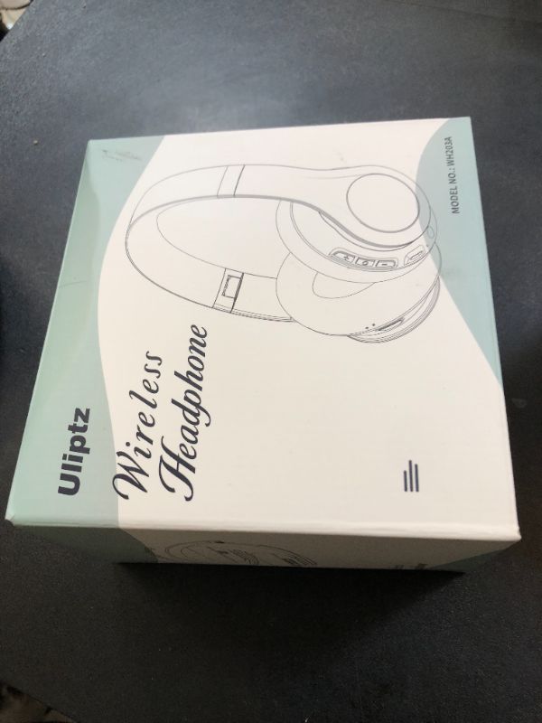 Photo 1 of Uliptz Wireless Bluetooth Headphones, 65H Playtime, 6 EQ Sound Modes, HiFi Stereo Over Ear Headphones with Microphone, Foldable Lightweight Bluetooth 5.3 Headphone for Travel/Office/Cellphone/PC