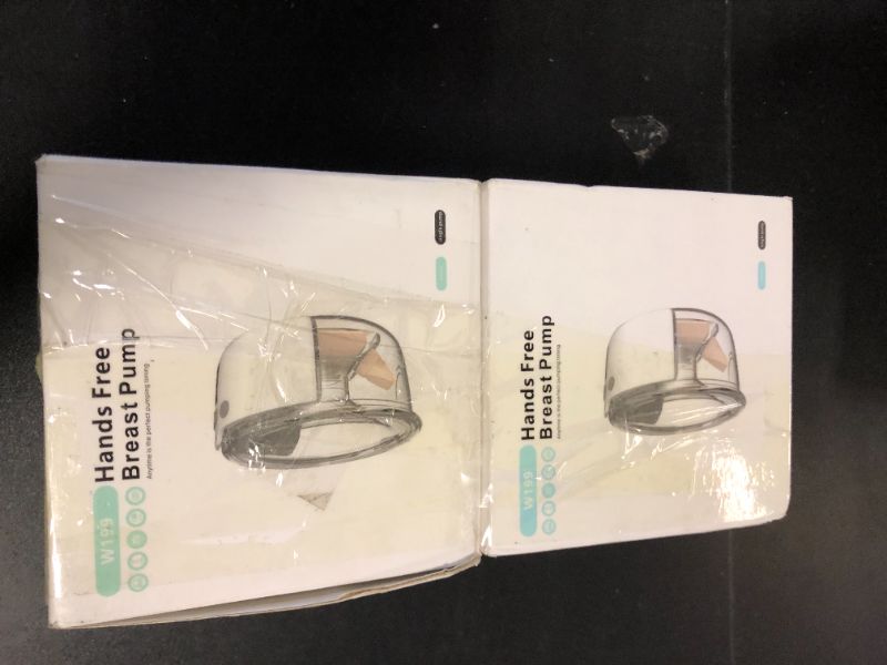 Photo 1 of Nuliie Hands-Free Breast Pump, Wearable Breastfeeding Pump 4 Modes 9 Levels with 18/21/24MM Flange, Electric Breast Pump Portable, Replaced Pumping Accessories Included (2 Packs, WhiteSmoke)