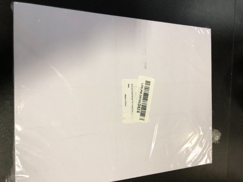 Photo 1 of 110lb White Cardstock 8.5 x 11 inches,100 Sheets Heavyweight Thick Paper 300 GSM for Arts and Craft, Drawing, DIY Projects