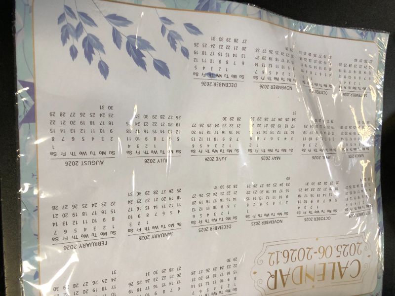 Photo 1 of GuassLee Wall Calendar 2025-2026, School Year Calendar from Jun. 2025 to Dec. 2026, 19-Month Paper Wall Calendar with To-Do List and Notes for Office School Home Teacher Planning, 14” x 11.5”