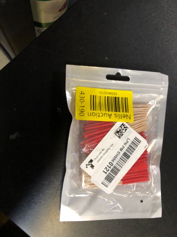 Photo 1 of 100 Pcs Solid Red Toothpick Flags Mini Small Plain Red Triangle Stick Golf Cupcake Toppers Sticks Blank Flag Fruit Cheese Markers Flags for Wedding Party Buffet Appetizers DIY Decoration