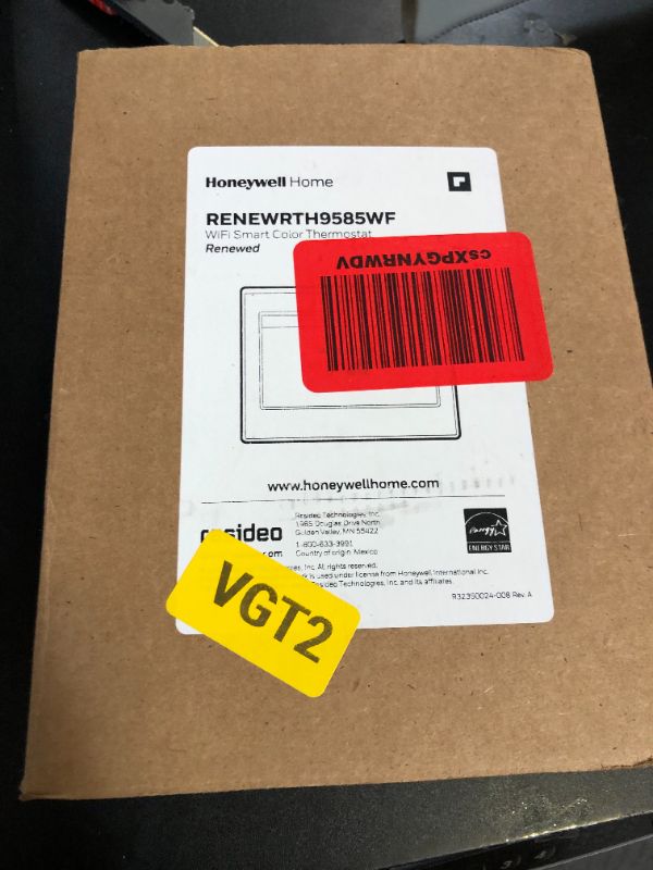 Photo 1 of Honeywell Home RENEWRTH9585WF Wi-Fi Smart Color Thermostat (Renewed)