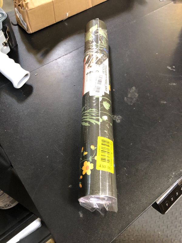 Photo 1 of Removable Peel and Stick Wallpaper Boho 17.5 x 394 In Floral Wallpaper for Bedroom Bathroom Easy Peel Off Wallpaper Stick on Wallpaper Contact Paper Renter Friendly Wall Paper with Knife Tape Measure