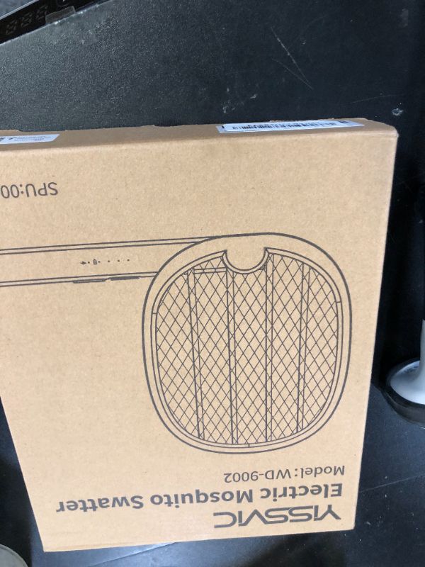 Photo 1 of YISSVIC Electric Fly Swatter Foldable Bug Zapper Racket 2 in 1 Mosquito Killer with Purple Attractant Light Rechargeable 1800mAh for Indoor Home Backyard Patio Camping