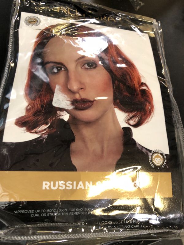 Photo 1 of ALLAURA Compatible with Dana Scully Costumes | Avenging Widow Wig Costume For Women Dana ScullyWig Cosplay Red Wigs Auburn Chess Queen GingerWig Widow Costume — Fit also for Hero Widow Natasha, Delia