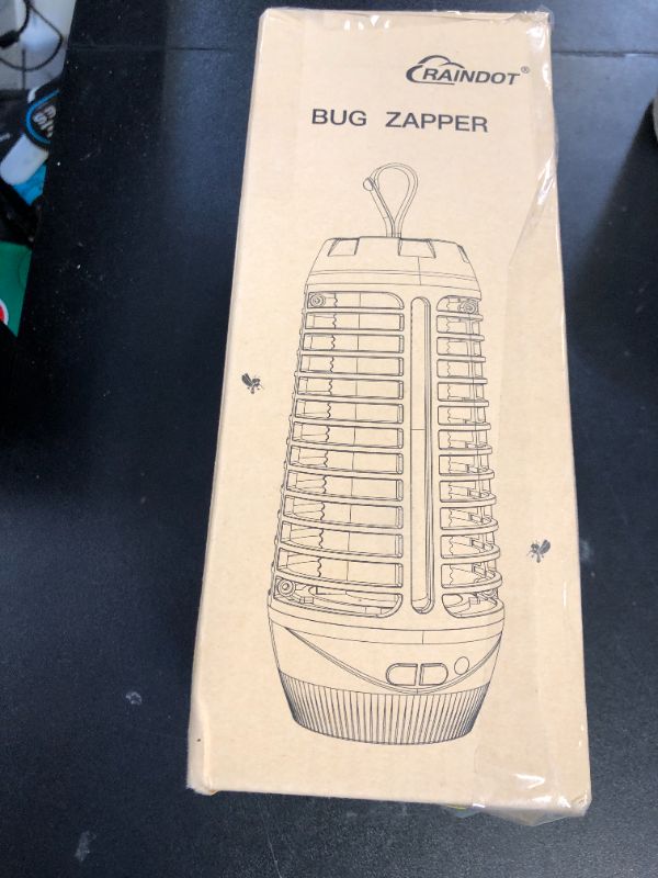 Photo 1 of Cordless Bug Zapper Outdoor, Mosquito Zapper, Mosquito Repellent Outdoor, Fly Zapper Waterproof, Portable Camping Bug Zapper, Auto ON-Off Mosquito Trap for Indoor, Patio, Garden, White