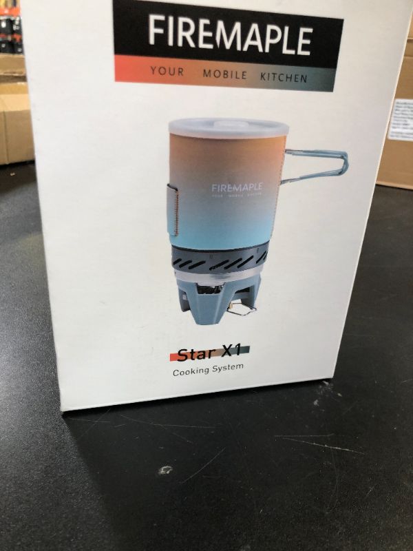 Photo 1 of Fire-Maple "Fixed Star 1" Personal Cooking System | Pot/Jet Burner Stove System with Electric Ignition | Ideal for Hiking, Camping, Backpacking, Fishing, Hunting Trips and Emergency Use Multi