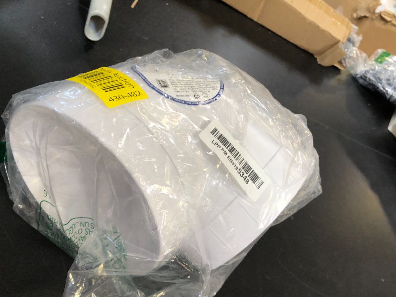 Photo 1 of Plastic 6" inch 90 degree duct connector. Easy to mount 90 elbow for flex or straight pipe.