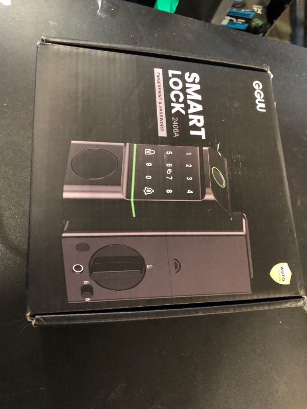 Photo 1 of GGUU Smart Lock for Front Door, Keyless Entry Door Locks with Keypad, Fingerprint Door Lock Deadbolt, APP Control, IP53 Waterproof,Easy Install